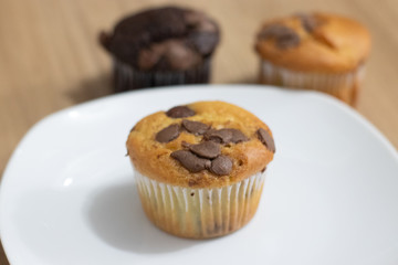 cupcake muffin chocolate baunilha