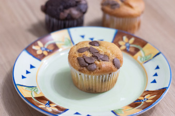 cupcake muffin chocolate baunilha