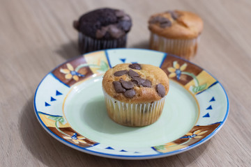 cupcake muffin chocolate baunilha