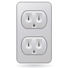Double vertical socket
