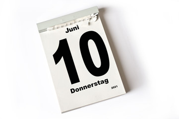 10. Juni 2021