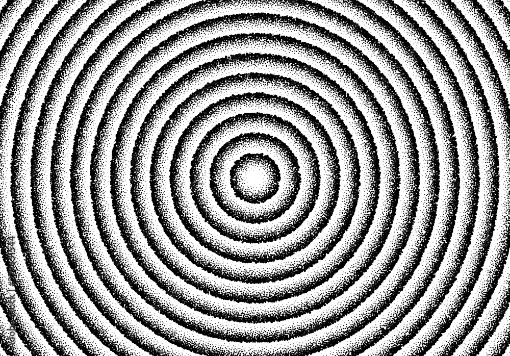 Aufkleber abstract background with layers of scattered dots