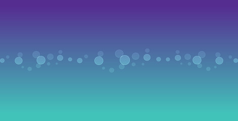 Sea / ocean with bubbles. Vector background