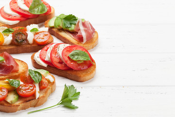 Traditional spanish tapas