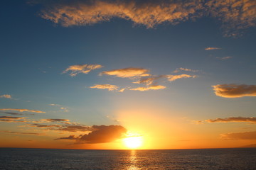 Obraz premium Atardecer playa