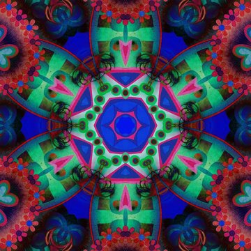 Symmetry. Abstract digital artwork