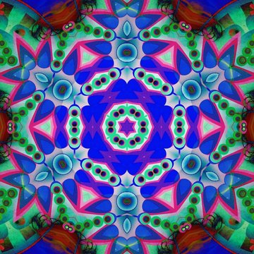 Symmetry. Abstract digital artwork