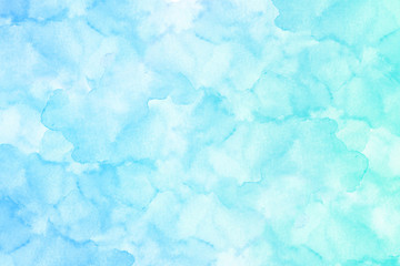 Abstract watercolor light blue fill with strains