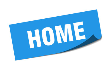 home sticker. home square isolated sign. home