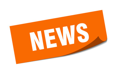 news sticker. news square isolated sign. news