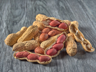Delicious roasted peanuts.Peanut butter.Peanut butter sandwich