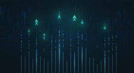 Abstract infographics visualization