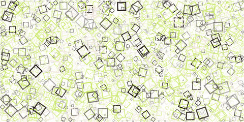 Abstract Generative Art color distributed donut squares polygons background illustration