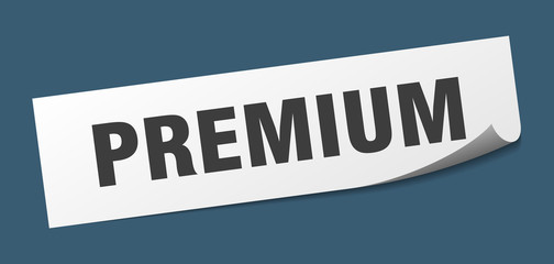 premium sticker. premium square isolated sign. premium