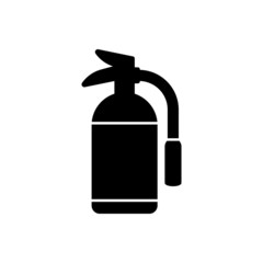 Fototapeta premium Vector Icon of fire extinguisher. Illustration Symbol of fire protection. Sign firefighting.