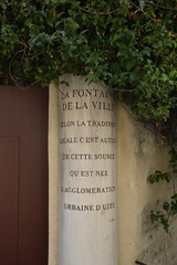 Fontaine Saint Théodorit à Uzès Gard