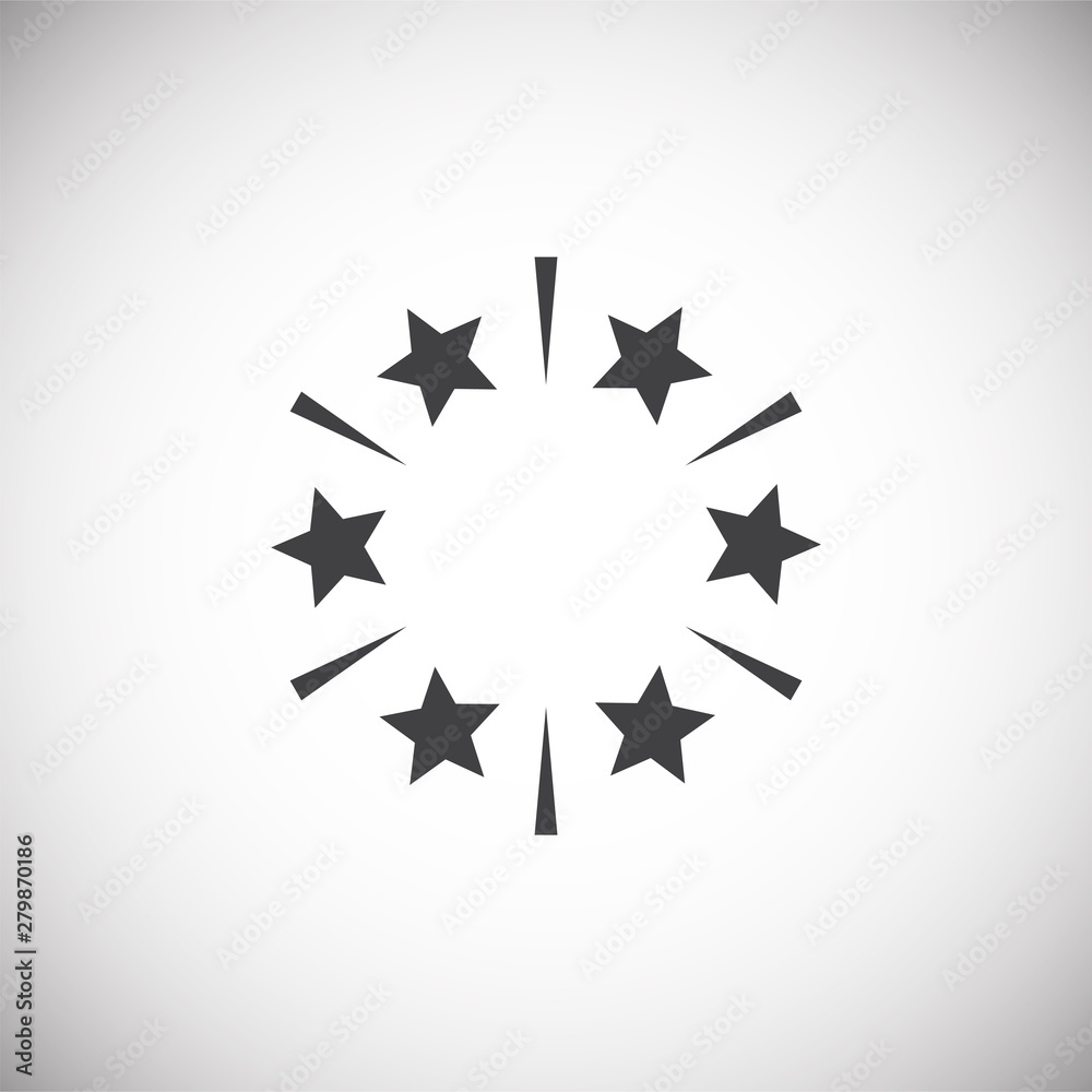 Poster sparkle icon on background for graphic and web design. simple illustration. internet concept symbol 