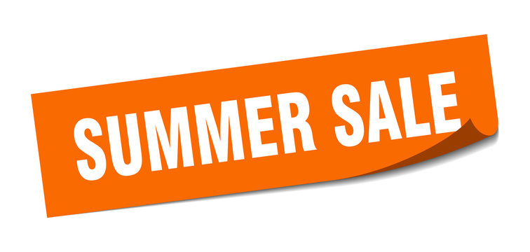 summer sale sticker. summer sale square isolated sign. summer sale