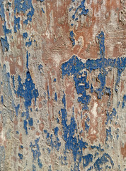  Blue grungy vintage painted wall