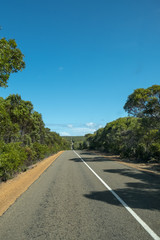 Naklejka premium The road runs through it...Kangaroo Island, South Australia