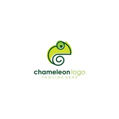Fototapeta na wymiar chameleon. logo design vector icon template
