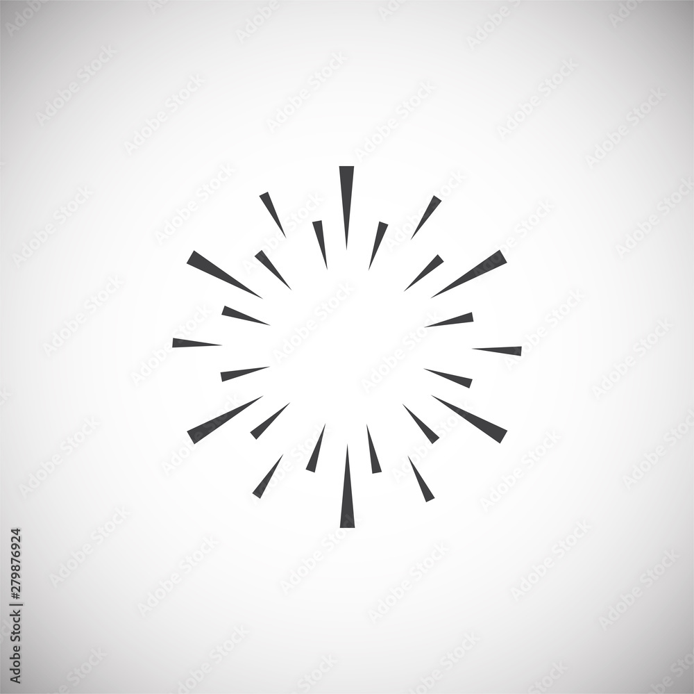 Poster sparkle icon on background for graphic and web design. simple illustration. internet concept symbol 
