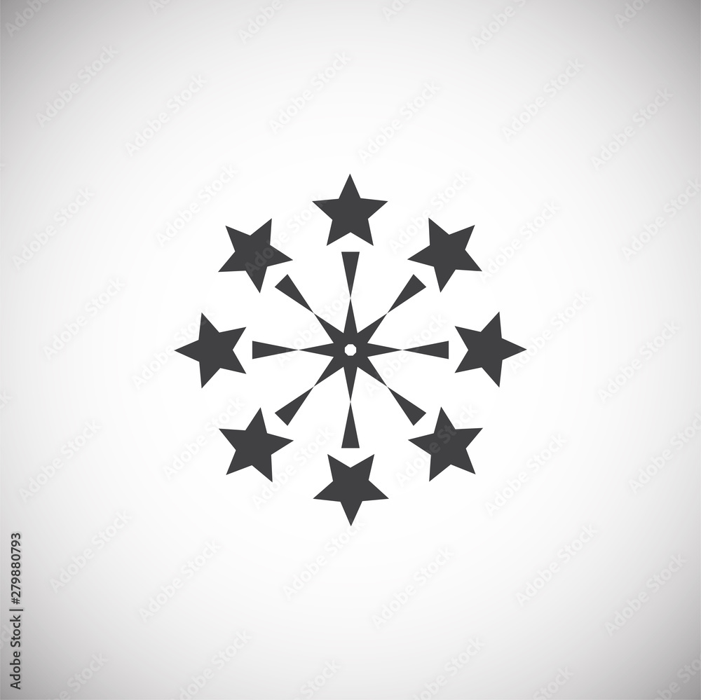 Poster sparkle icon on background for graphic and web design. simple illustration. internet concept symbol 
