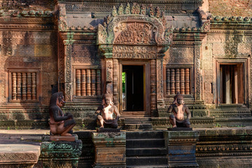 Asia,Cambodia, Siem Reap, UNESCO World Heritage,  Angkor, Banteay Srei, Hindu,temple,