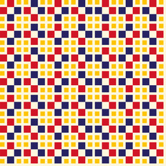 Vector seamless pattern. Modern stylish texture ornament. Repeating geometric tiles