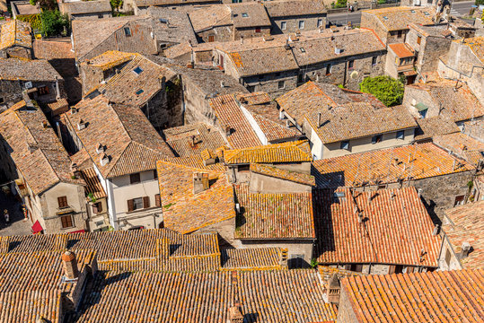 View form the castle at Bolsena, Viterbo, Lazio, Italy