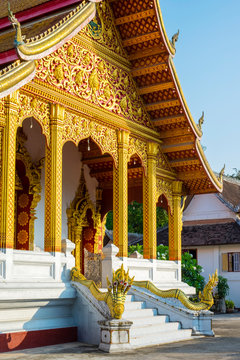 Wat Nong Sihkounmuang buddhist temple, Luang Prabang, Louangphabang Province, Laos