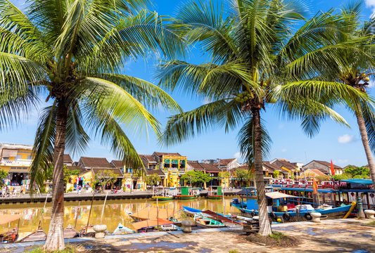 A sunny day in Hoi An city, Vietnam