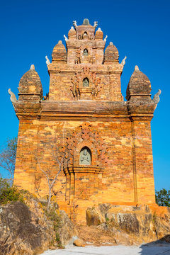 Po Ro Me temple ruins, 17th centrury Cham tower, Ninh Phuoc District, Ninh Thuan Province, Vietnam