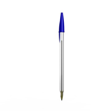 Blue Ballpoint Pen Open