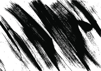 Rough black and white texture vector. Distressed overlay texture. Grunge background. Abstract textured effect. Vector Illustration. Black isolated on white background. EPS10.