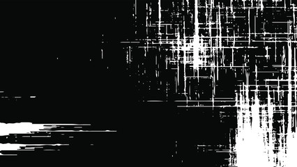 Rough black and white texture vector. Distressed overlay texture. Grunge background. Abstract textured effect. Vector Illustration. Black isolated on white background. EPS10.