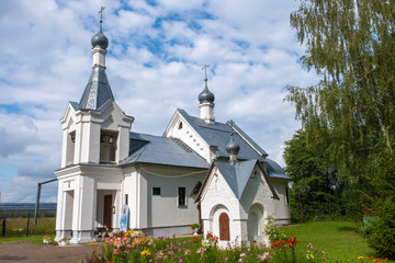 Intercession Church in the village of Dyachevo, Ivanovo region, Russia.