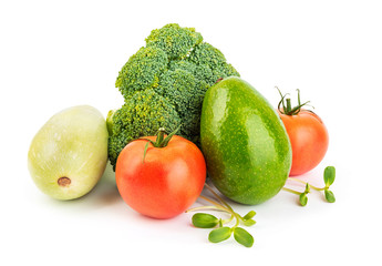 heap of fresh vegetables