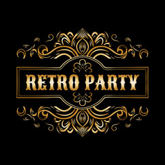 Retro party card,1920s style art deco frame, vintage ornament, twenties, vector illustration