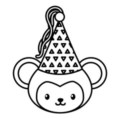birthday celebration cute monkey party hat