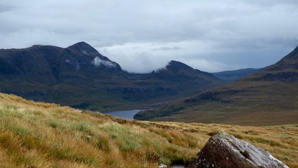 hiking trip around the Cul Mor in Lairg, Scotland