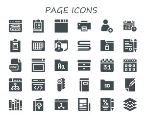 page icon set