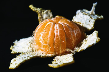 juicy and fragrant tangerine