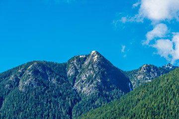 Fototapeta premium View at mountains in British Columbia, Canada.