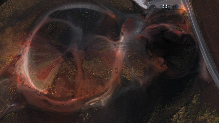 Cratere sull'Etna: Il Vulcano di Sicilia visto con drone  © Etna ·REC Attivo