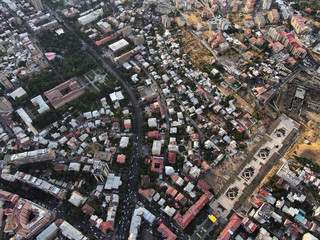 Fascinating view on Yerevan City, Capital of Armenia