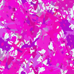 Funky abstract color paint splashes seamless pattern