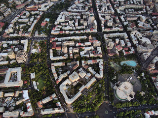 Fascinating view on Yerevan City, Capital of Armenia