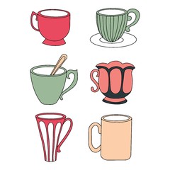Vector illustration a cup.