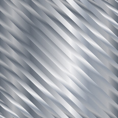 Silver metal gradient diagonal stripes background